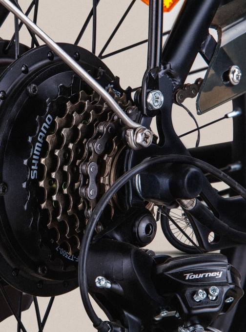 Heren Alcott zwart elektrische vouwfiets ebike rks 250w shimano lithiumbatterij accessoires PT24561