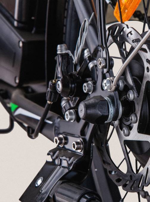 Heren Alcott zwart elektrische vouwfiets ebike rks 250w shimano lithiumbatterij accessoires PT24561