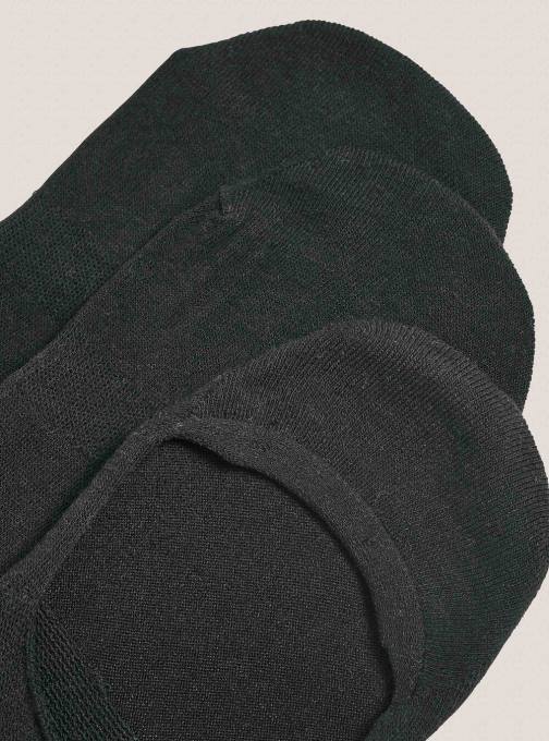 Heren Alcott bk1 zwart set van 3 paar voetsokken accessoires PT241046