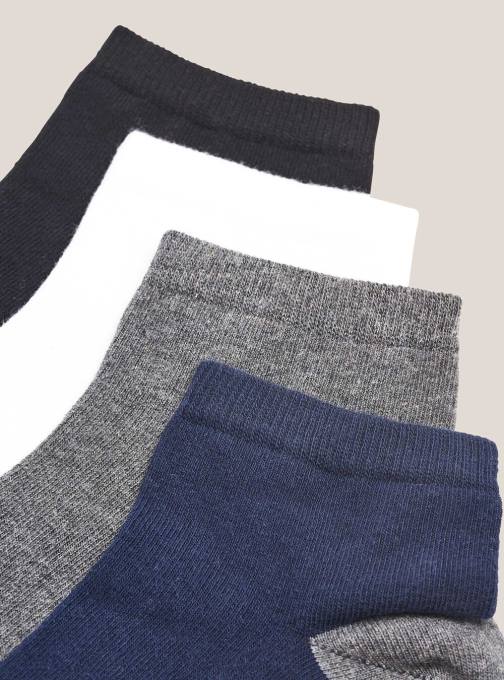 Heren Alcott uniek set van 4 paia calzini basico accessoires PT241184