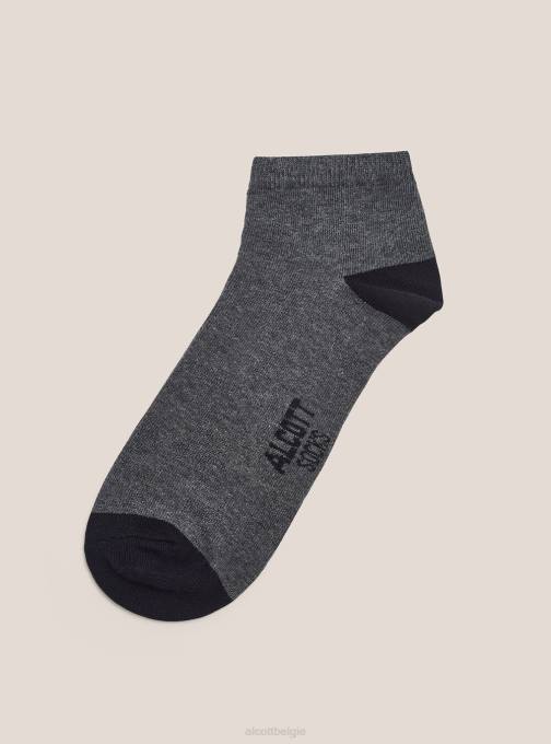 Heren Alcott uniek set van 4 paia calzini basico accessoires PT241184