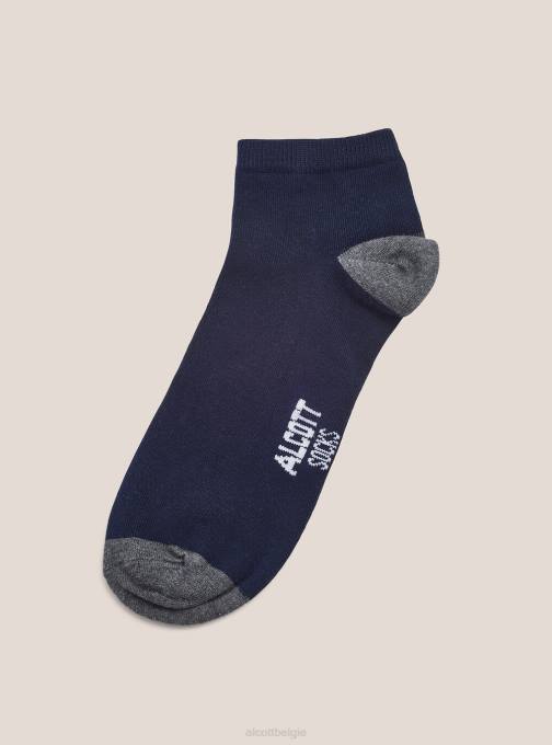 Heren Alcott uniek set van 4 paia calzini basico accessoires PT241184