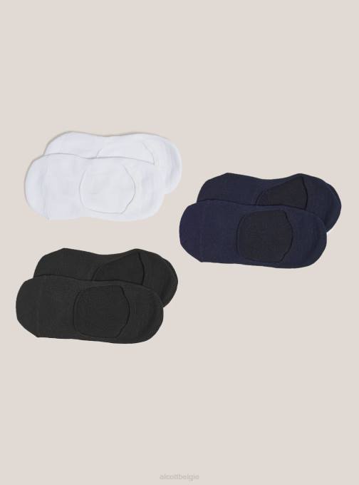 Heren Alcott veelkleurig set van 3 paar voetsokken accessoires PT241092