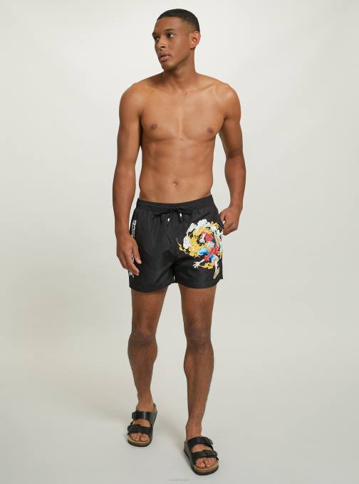 Heren Alcott bk1 zwart kostuum uit één stuk kleding PT241125