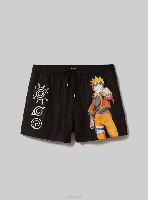 Heren Alcott bk1 zwart naruto-kostuum kleding PT24737