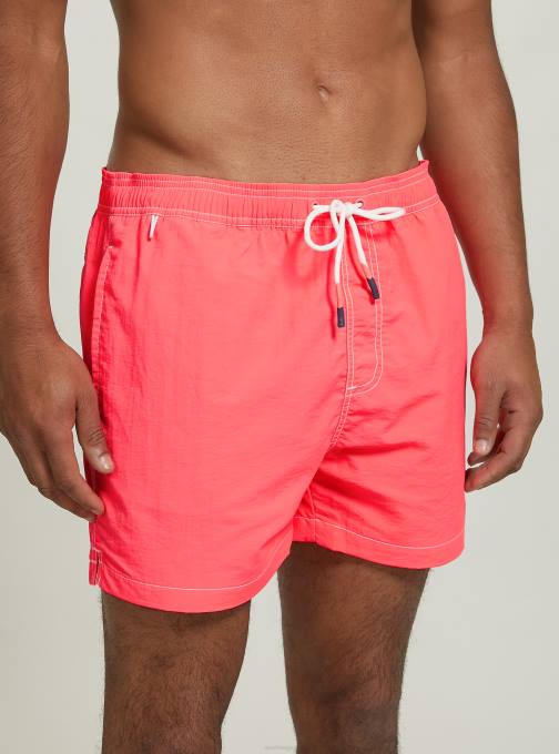 Heren Alcott fgn3 fluo lichtgroen zwemkostuum met borduursel en achterzak kleding PT24950