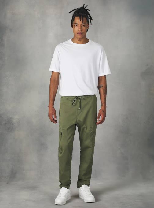 Heren Alcott bk1 zwart joggingbroek met grote zakken kleding PT24817