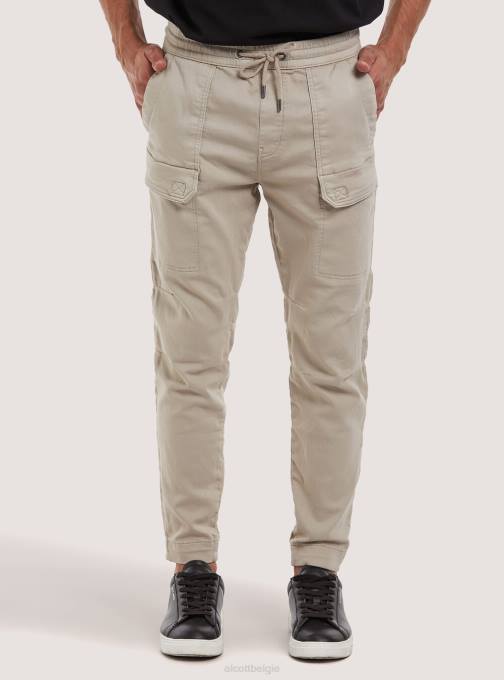 Heren Alcott bk1 zwart katoenen joggingbroek met grote zakken kleding PT24910