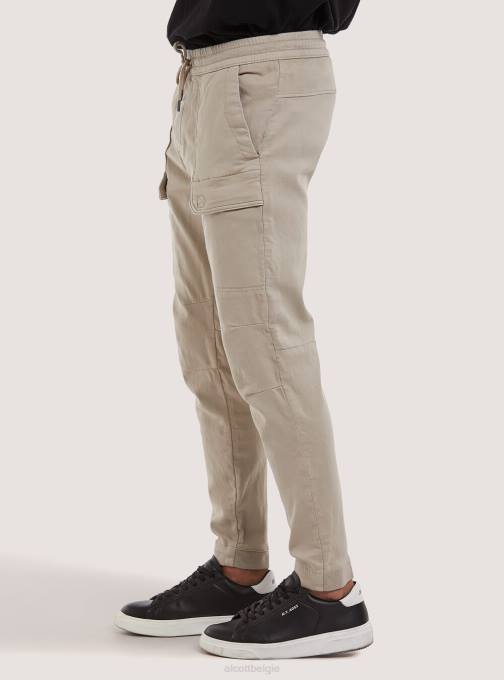 Heren Alcott bk1 zwart katoenen joggingbroek met grote zakken kleding PT24910