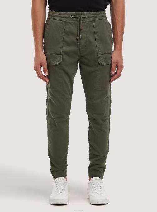 Heren Alcott bk1 zwart katoenen joggingbroek met grote zakken kleding PT24962