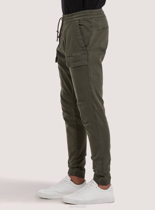 Heren Alcott bk1 zwart katoenen joggingbroek met grote zakken kleding PT24962