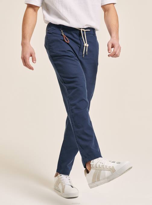 Heren Alcott c017 wit Linnenmix veterbroek kleding PT24605