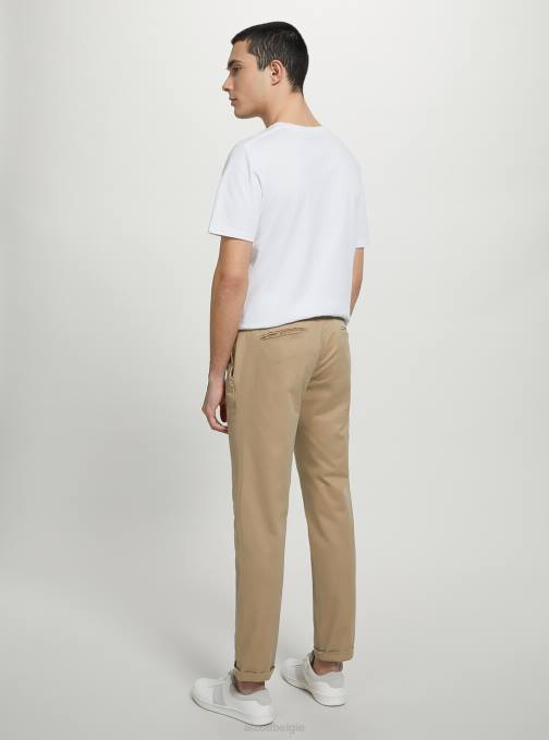 Heren Alcott c2201 blauw chino van stretchkatoenen twill kleding PT241095