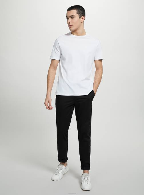 Heren Alcott c2201 blauw chino van stretchkatoenen twill kleding PT24670