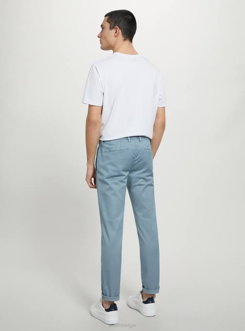 Heren Alcott c2201 blauw chino van stretchkatoenen twill kleding PT24767