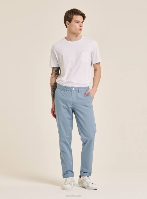 Heren Alcott c2222 marine chino van keperstof kleding PT241066