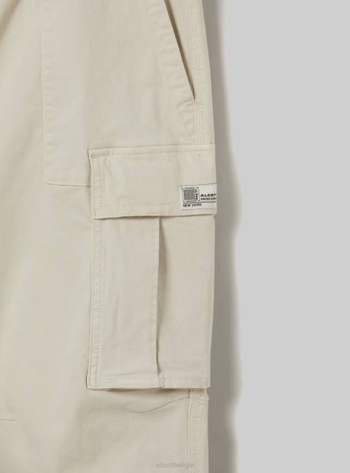 Heren Alcott gy2 grijs middel pantaloni cargo in twill-stretch kleding PT24651