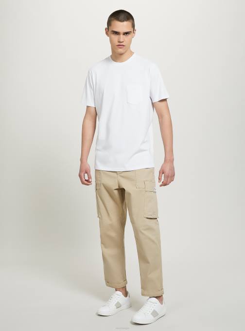 Heren Alcott gy2 grijs middel pantaloni cargo in twill-stretch kleding PT24697