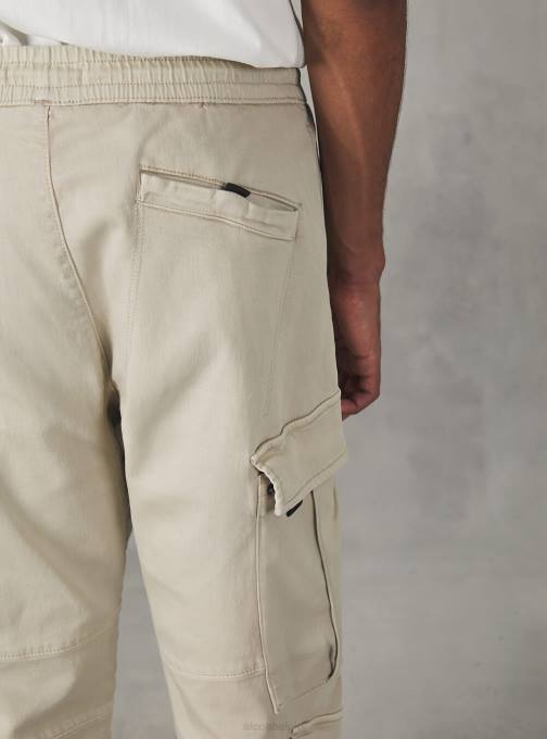 Heren Alcott ky1 kaky donker joggingbroek met grote zakken kleding PT241135