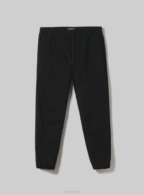 Heren Alcott ky2 kaky medium katoenen joggingbroek met elastische band en trekkoord kleding PT24895