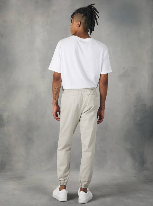 Heren Alcott ky2 kaky medium katoenen joggingbroek met elastische band en trekkoord kleding PT24979