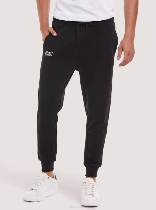Heren Alcott lichtgrijs gemêleerd zachte joggingbroek kleding PT24987
