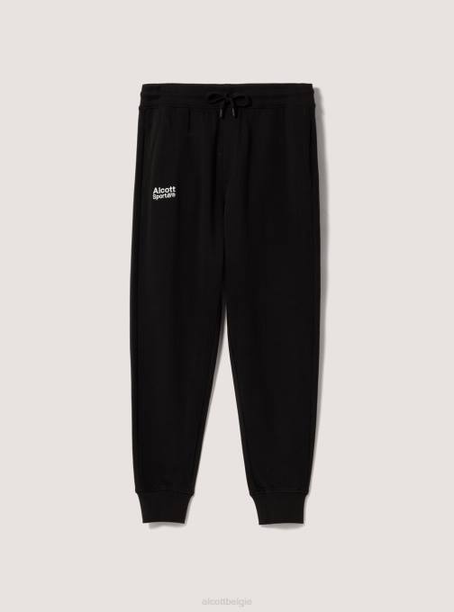 Heren Alcott lichtgrijs gemêleerd zachte joggingbroek kleding PT24987