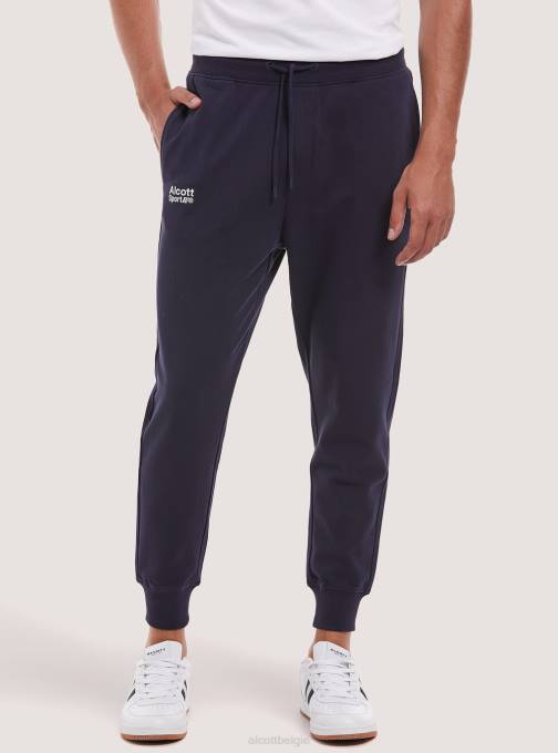 Heren Alcott lichtgrijs gemêleerd zachte joggingbroek kleding PT24988