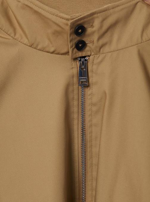 Heren Alcott bg1 beige donker bomberjack van katoenmix kleding PT24691