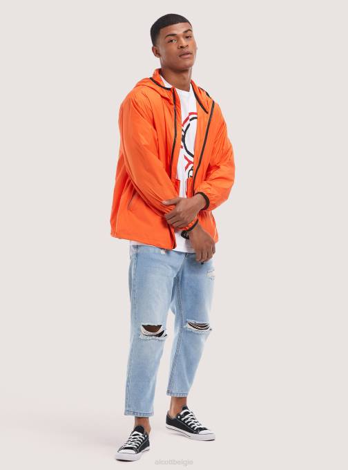 Heren Alcott c837 geel lichtgewicht winddicht jack kleding PT241040