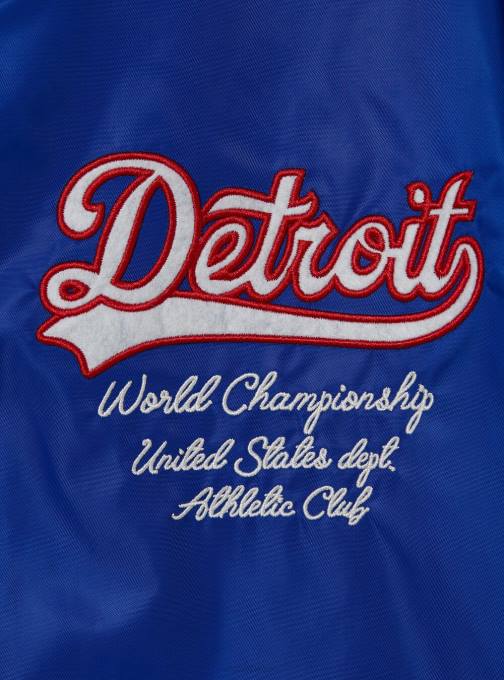 Heren Alcott ry1 royale donker Varsity-bomberjack met patch kleding PT24863