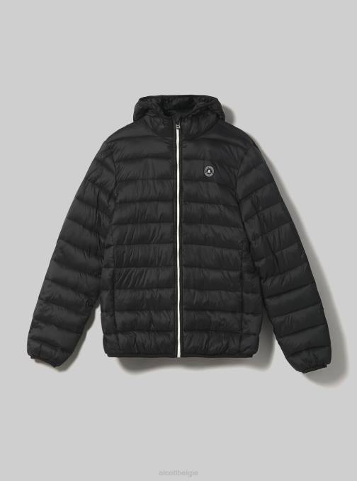 Heren Alcott zwart bk1 giubbotto basic met imbottitura reciclabile kleding PT241158