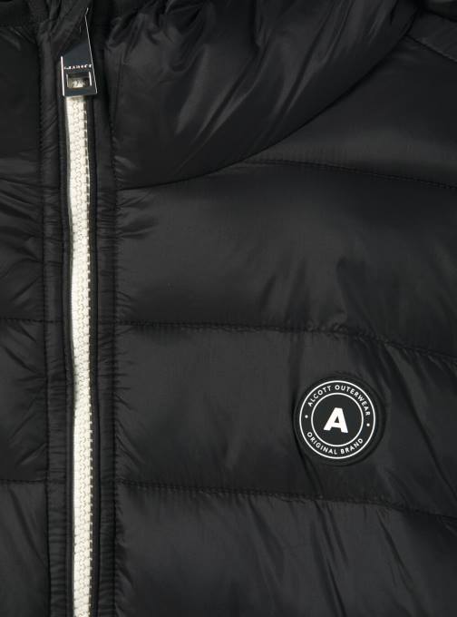 Heren Alcott zwart bk1 giubbotto basic met imbottitura reciclabile kleding PT241158