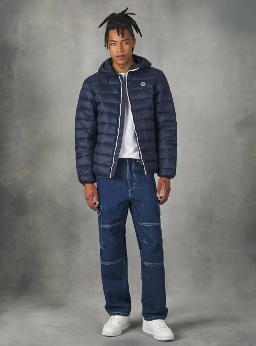 Heren Alcott zwart bk1 giubbotto basic met imbottitura reciclabile kleding PT24883