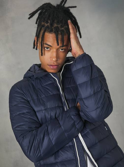 Heren Alcott zwart bk1 giubbotto basic met imbottitura reciclabile kleding PT24883