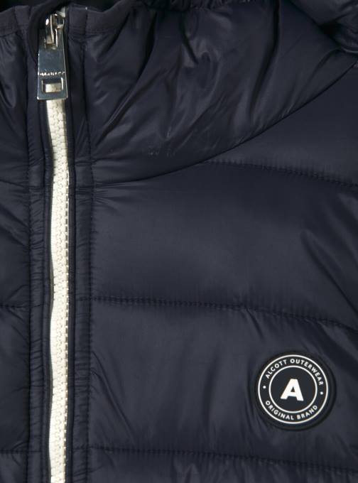 Heren Alcott zwart bk1 giubbotto basic met imbottitura reciclabile kleding PT24883