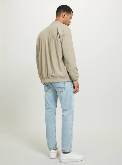 Heren Alcott zwart jasje met geribde details kleding PT241018