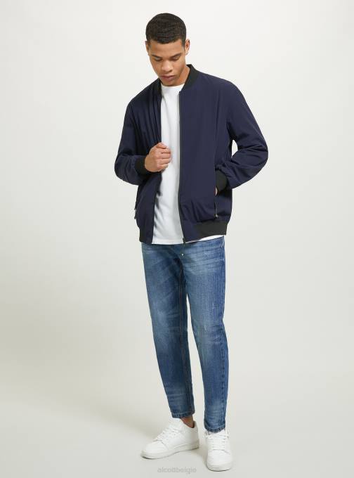 Heren Alcott zwart jasje met geribde details kleding PT24896