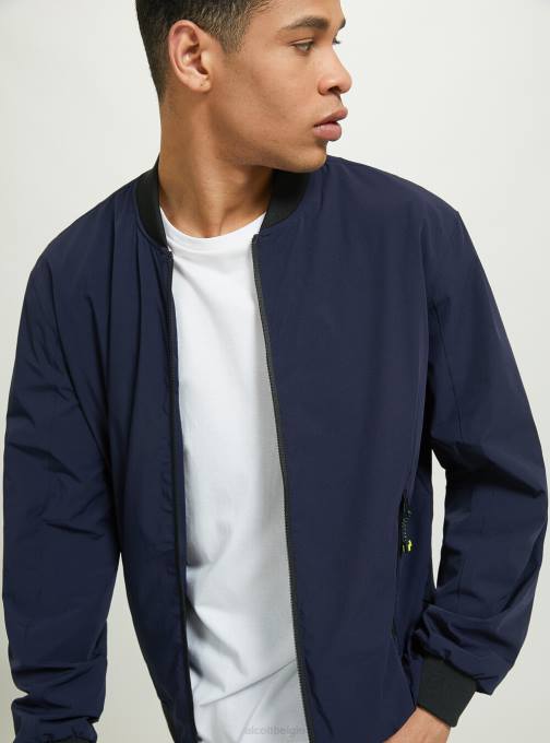 Heren Alcott zwart jasje met geribde details kleding PT24896