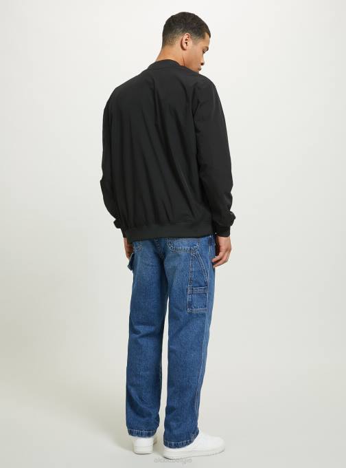 Heren Alcott zwart jasje met geribde details kleding PT24915