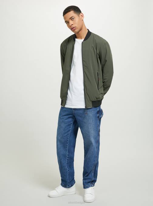 Heren Alcott zwart jasje met geribde details kleding PT24964