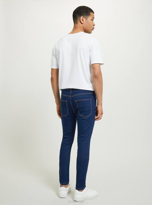 Heren Alcott d003 middenblauw superskinny-fit stretchdenimjeans kleding PT24797