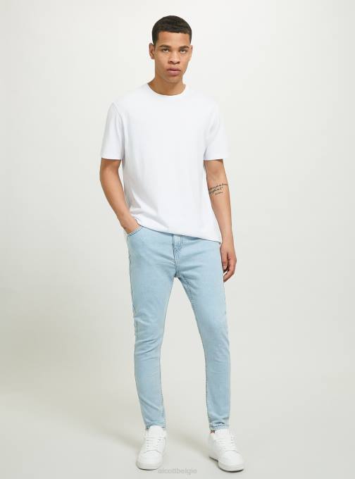Heren Alcott d003 middenblauw superskinny-fit stretchdenimjeans kleding PT24874