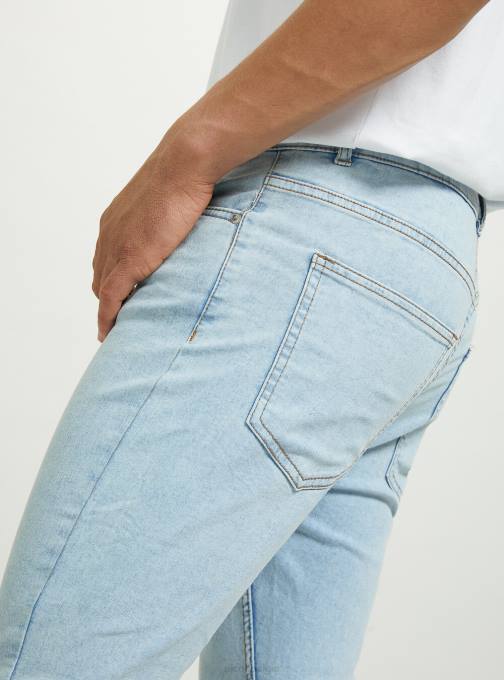 Heren Alcott d003 middenblauw superskinny-fit stretchdenimjeans kleding PT24874