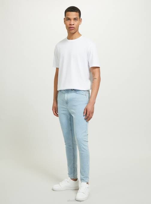 Heren Alcott d003 middenblauw superskinny-fit stretchdenimjeans kleding PT24874