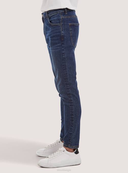Heren Alcott d007 licht azuurblauw Carrot-fit jeans van stretchdenim kleding PT24900