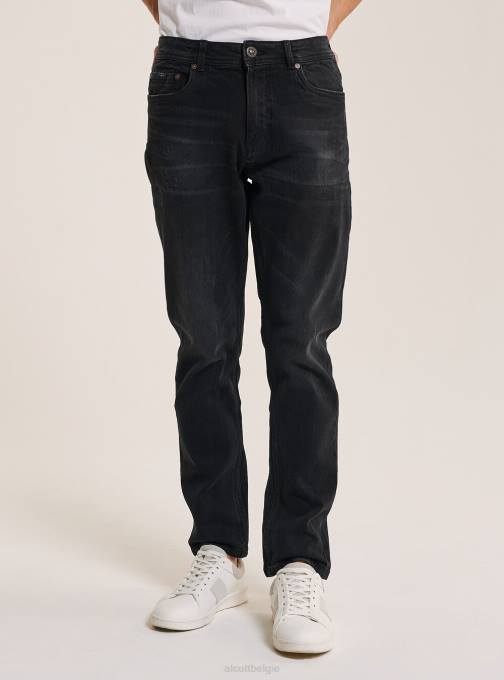 Heren Alcott zwart Slim-fit jeans van katoen kleding PT24907