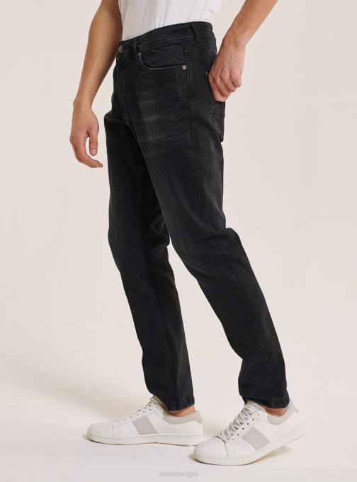 Heren Alcott zwart Slim-fit jeans van katoen kleding PT24907