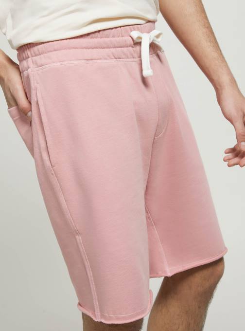 Heren Alcott bk1 zwart katoenen joggerbermudashort kleding PT241025