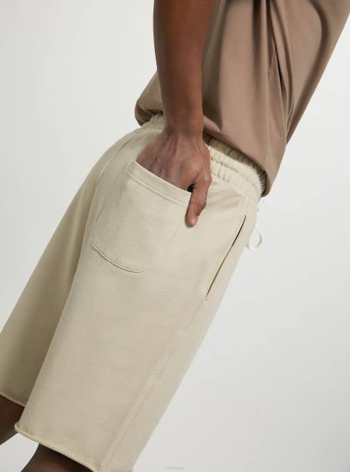 Heren Alcott bk1 zwart katoenen joggerbermudashort kleding PT241061